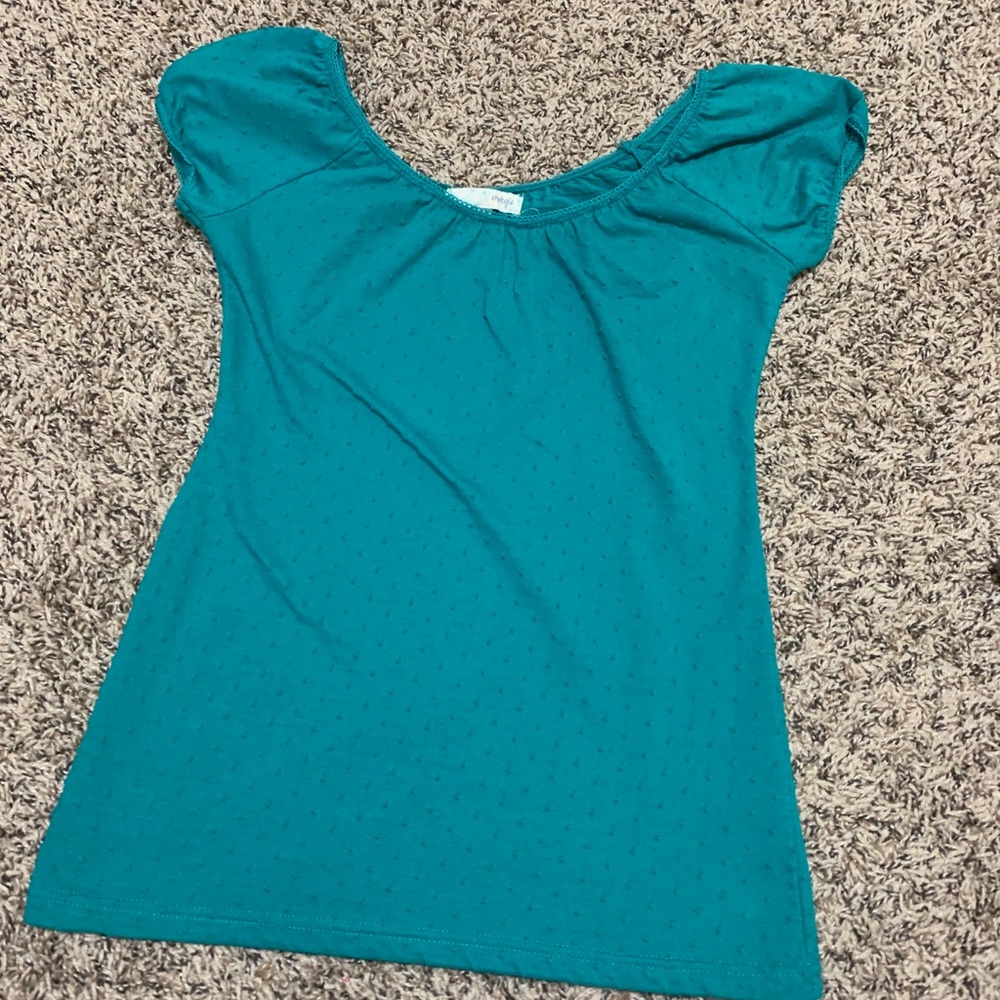 Energie Top Teal/Green Jr Lg